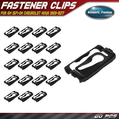 20Pcs 36.5mm Metal Window Reveal Moulding Clip Retainer for GM 1971-on 9895598 - Image 1 of 4