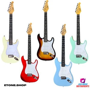 NEW ALP Leaf LSK 301 Electric Guitars 3/4 Body Guitar For Beginners Kids Juniors - Picture 1 of 11