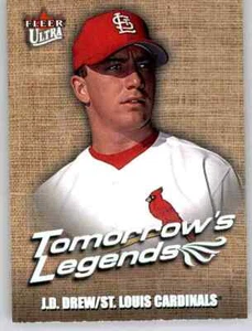 2001 Fleer Ultra Tomorrows Legends JD Drew Foil Insert MLB PWE Cardinals #2 - Picture 1 of 2