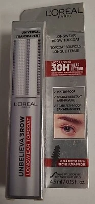 L'Oreal Paris Unbelieva-Brow Longwear Brow Topcoat Waterproof Transparent,0.15Oz - Image 1 of 2