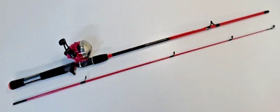 ZEBCO  SPLASH 6' 0" HOT PINK SPIN CAST COMBO - Image 1 of 4