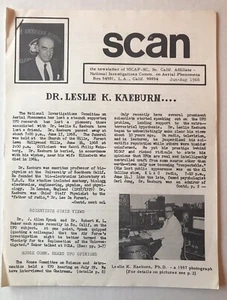 1968 SCAN NEWSLETTER NATIONAL INVESTIGATIONS COMMITTEE ON AERIAL PHENOMENA RARE - Picture 1 of 7