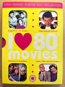 JOHN HUGHES CLASSIC 80's COLLECTION 4 x DVD Box Set Exc Cond! *REGION 2* - Foto 1 di 2