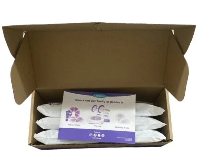 Bolsas de almacenamiento de leche materna presterilizada Lansinoh 150 unidades CM5 blancas 6 fl. oz. Foto 1 de 2