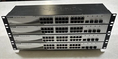 D-Link 28-Port Gigabit Web Smart Managed Ethernet Network Switch DGS-1210-28 - Image 1 of 4