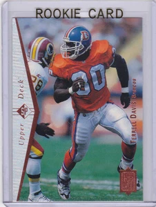 TERRELL DAVIS ROOKIE CARD 1995 Upper Deck SP DENVER BRONCOS Football RC NFL HOF! - Picture 1 of 2