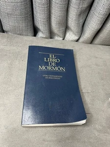El Libro de Mormon Book Spanish Book of Mormon Espanol Large Print 1992 PB Blue - Picture 1 of 8