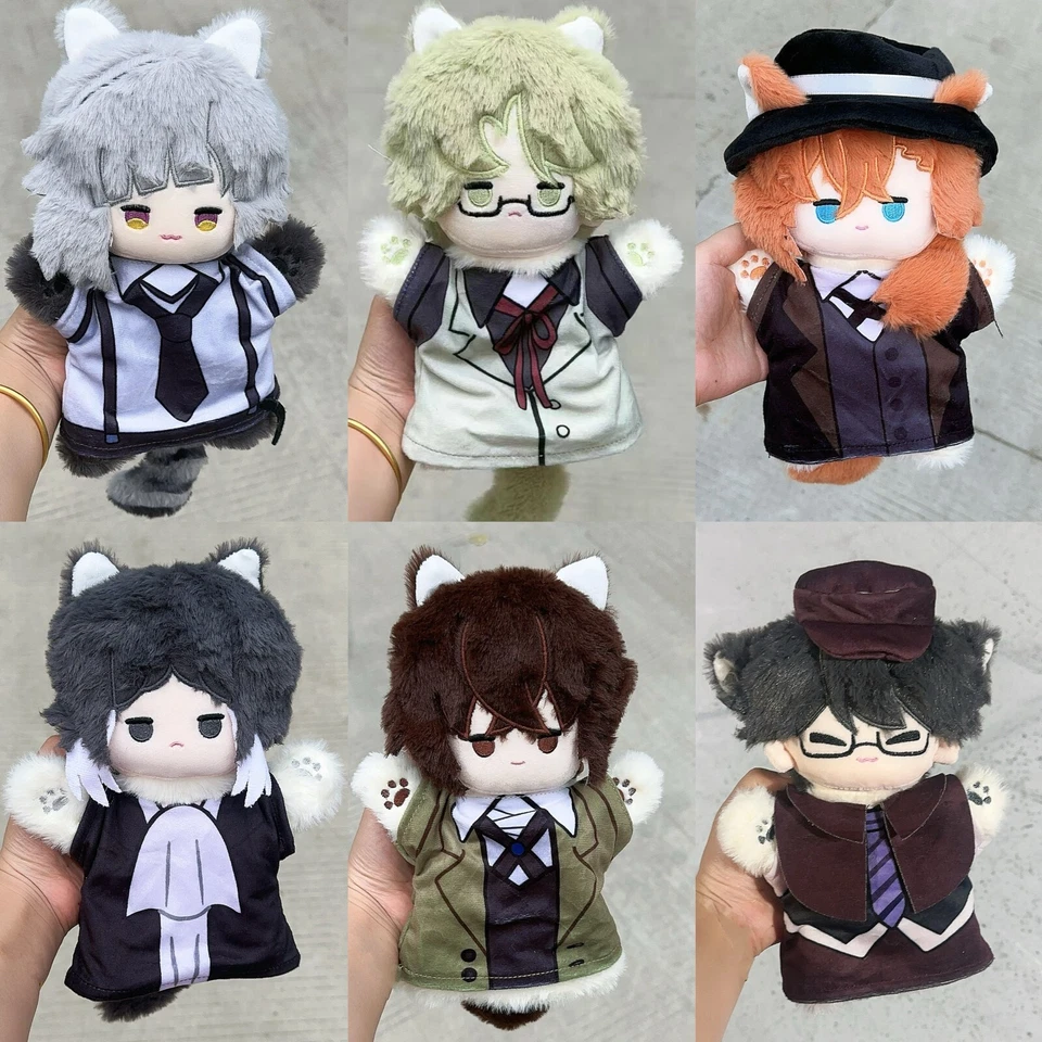 Peluche de mano Nakahara Chuuya Akutagawa Ryunosuke Nakajima Atsushi Kunikida Doppo Foto 1 de 1