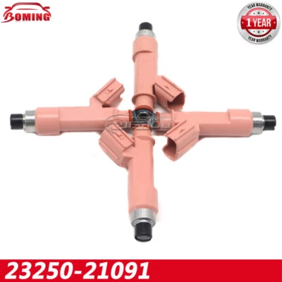 Juego (4) 23250-21091 Inyector Combustible Toyota Prius C 2012-2016 2325021091 Foto 1 de 4