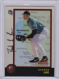 1998 Bowman Chrome DERREK LEE INTERNATIONAL REFRACTOR PARALLEL! MARLINS! $10 JM - Picture 1 of 1