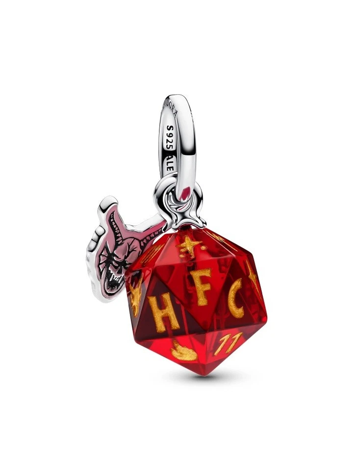 Pandora Silber Stranger Things Hellfire Club Dice Charm 793564C01 NEU - Bild 1 von 1