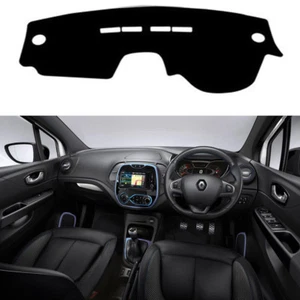 Dash Mat Cover Black Color for 2014-2017 Renault Captur RH Drive (Center Pocket) - Picture 1 of 1