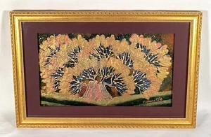 Pintura Acuarela Metálica Farhana Hemming 2010 Hermoso Diseño de Árbol - Imagen 1 de 18