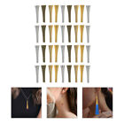  36 Pcs Jewelry Cone Caps Making End Trumpet Flower Holder Household Decor