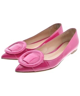 Женские туфли на плоской подошве GIANVITO ROSSI размер 37 розовая лакированная кожа - Изображение 1 из 4