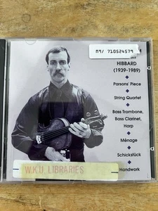 William Hibbard Solo Instrumental, And Chamber Works Cd. - Picture 1 of 4