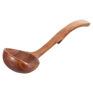  Acacia Wood Spoon Large Wooden Spoons Heat Resistant for Cooking - Picture 1 of 9