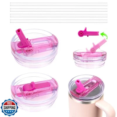 Tapa de pajita abatible para vaso Kurotel 40 oz para taza Stanley Quencher ProTour, pr con fugas Foto 1 de 4