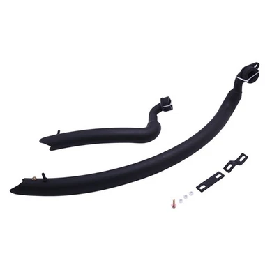 Black Exhaust System Muffler Pipe For Yamaha XV750 XV1100S Special Virago 700 Foto 1 de 4