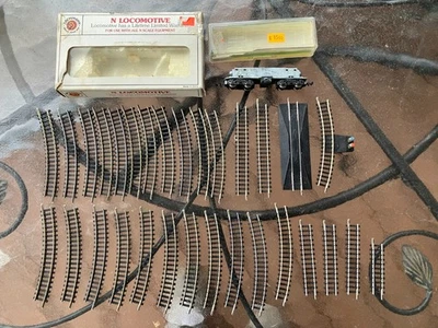 Trix Масштаб N Трек Лот Плюс Рама Дизельного Двигателя и Несвязанные Коробки N - Изображение 1 из 4