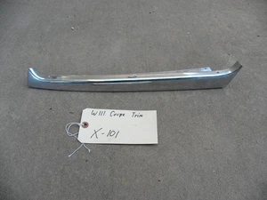 Mercedes Benz W111  W112 Coupe Cabriolet Exterior Chrome Trim . x-101 - Picture 1 of 15