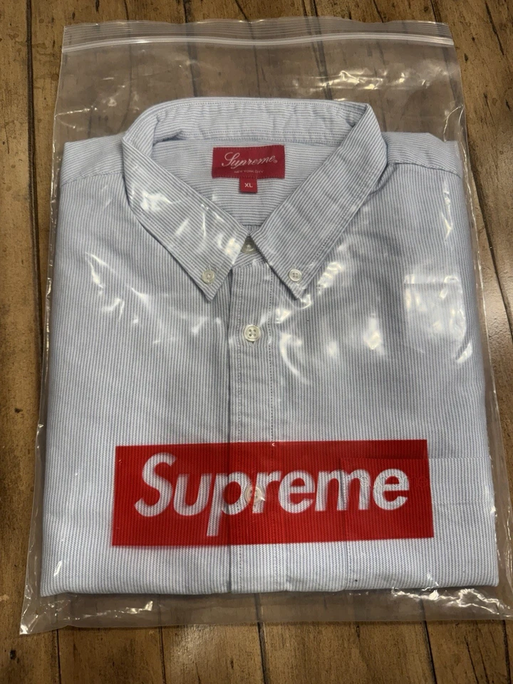 Рубашка мужская Supreme Pin в полоску на пуговицах - Изображение 1 из 1