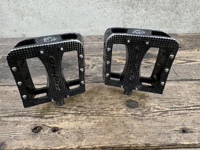 Primo 9/16” 3 Slot Bmx Pedals Mid School Vintage Black  - Image 1 of 4