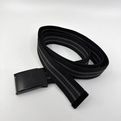 AERO мужской веб стиль ремень многоцветный в полоску OSFM 51 в целом L x 1,5 в W - Изображение 1 из 4