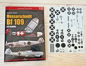 Messerschmitt BF 109 Mariusz Lukasik PB Book German Plane WWII 2011 + Stickers - Picture 1 of 6