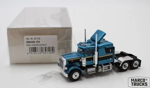 Brekina Peterbilt 359 Tractor blue/black No. 85718 1:87 /BRN2185 - Picture 1 of 1