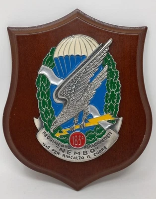 CREST - 183° REGGIMENTO PARACADUTISTI "NEMBO" BRIGATA FOLGORE - MC112800 - Immagine 1 di 4