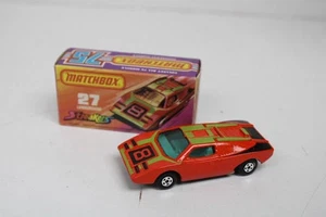 Matchbox #27 Lamborghini Streakers NEW IN BOX--1973 - Picture 1 of 4