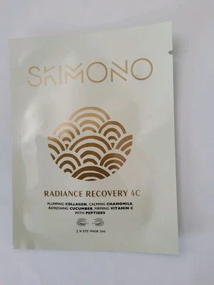 Skimono Radiance Recovery Plumping Collagen Cucumber Peptides 2 x Eye Mask 5ml - Image 1 of 2