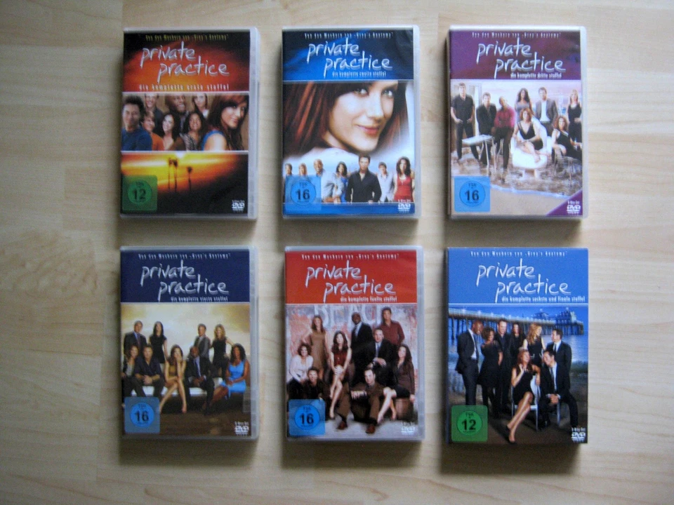 Serie: PRIVATE PRACTICE, Staffel 1 - 6,  DVD`s - Bild 1 von 1