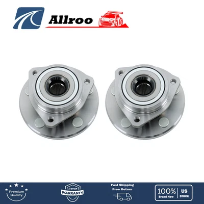 2× For Jeep Grand Cherokee 1999-2004 4.0L 4.7L Front Wheel Hub Bearing Assembly - Изображение 1 из 4