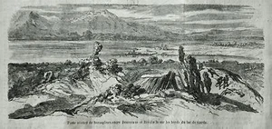 1859.Bersaglieri Entrano a DESENZANO sulle Sponde Lago di Garda Risorgimento - Foto 1 di 1