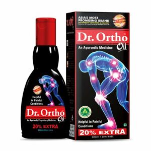 Dr. Ortho Ayurvedic Joint Pain Relief Massage Oil 120ml for Back Pain / Ache