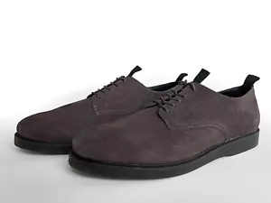NIB H By Hudson Killick 2 Leather Gray Suede Derby Dress Shoes Men US 12 EU 45 - Picture 1 of 15