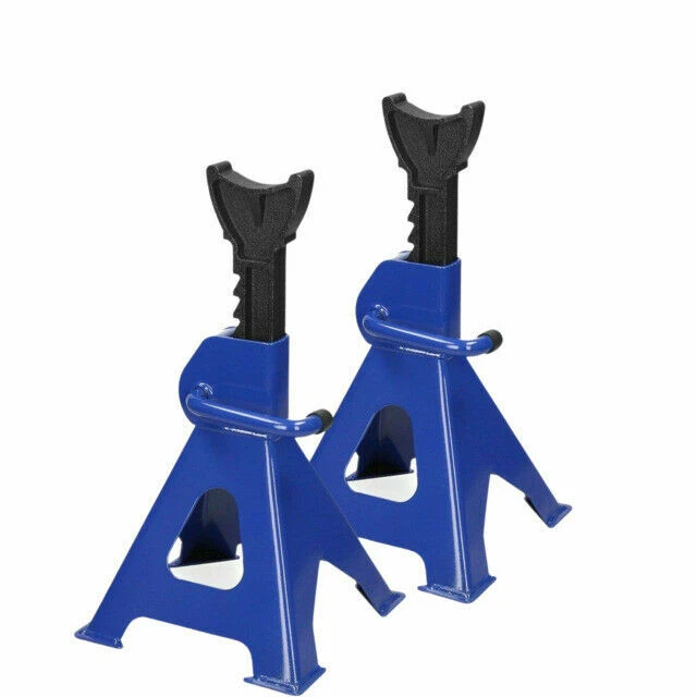 ZanGe 3 Ton Capacity Axle Stands Lifting Tool for Vehicle, Set of 2 - Blue/Black