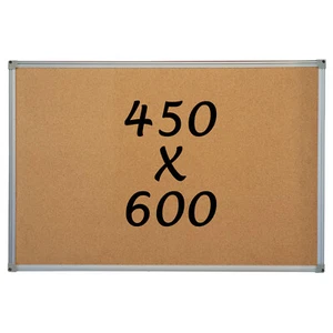 New Corkboard Pin Board 450mm x 600mm Notice Board Pinnable Whiteboards Direct - Picture 1 of 2