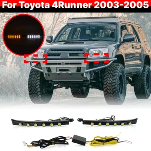 Dynamic LED Daytime Running Light DRL wTurn Signal For Toyota 4runner 2003-2005 - Picture 1 of 12
