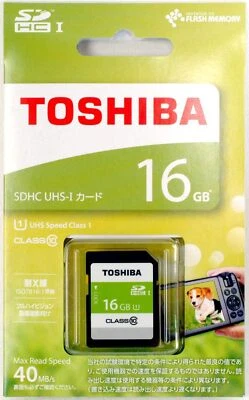 TOSHIBA SDXC Card 64GB Class 10 UHS-I compatible (maximum transfer speed 40MB/s) - Image 1 of 2