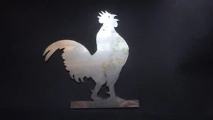 CNC Steel Cut Out of Cockerel - House Sign - Decor - Weather Vane - Picture 1 of 3