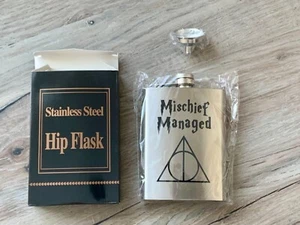 Frasco de cadera Harry Potter de acero inoxidable de 8 oz - Imagen 1 de 4