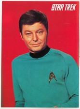 STAR TREK - Paramount Pictures - Dr McCoy - Engale Marketing #4 - 1989 postcard