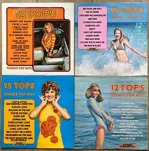 12 Tops (Todays Top Hits) x 4 - Vinyl LP's - Picture 1 of 2
