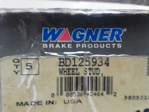 5 ~  BD125934 Wagner Wheel Lug Stud Rear - Picture 1 of 2