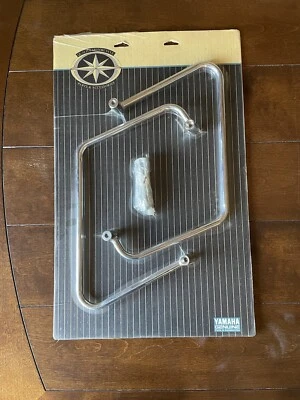 Yamaha OEM Chrome Saddlebag Support Bars 2007-2016 XVS1300 STR-3D873-47 V Star - Image 1 of 4