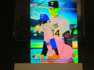 1991 UD COMIC BALL 2 HOLOGRAM “SYLVESTER DEMONSTRATES PITCHING FOR NOLAN” - Picture 1 of 2
