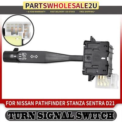 Front Headlight Turn Signal Switch for Nissan Pickup 720 D21 Pathfinder Stanza - Image 1 of 4